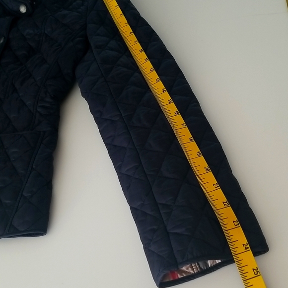 Burberry Kencott Quilted Button Down Jacket in Dark Navy, Snap Logo Butt… - Picture 8 of 13